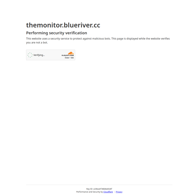 The Monitor Enterprise — live interface preview